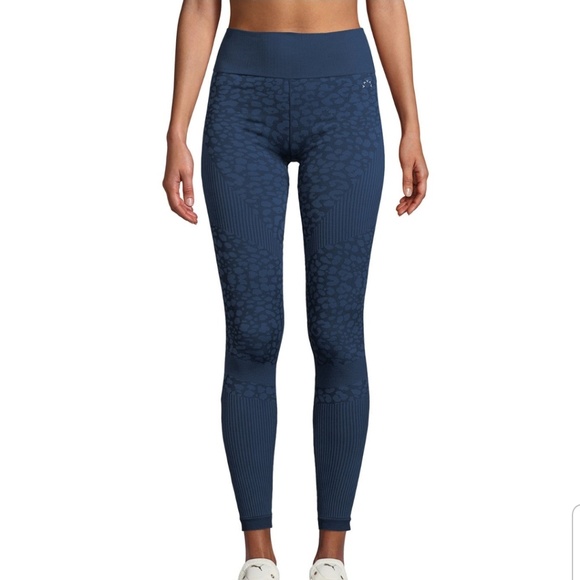 Varley Pants - NWT Varley Quincy seamless leggings Navy Cheetah M